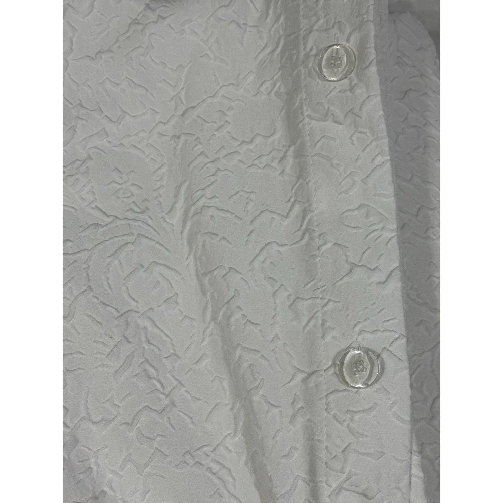 DKNY Soft Textured Solid White Duvet Cover Queen Full ‎ ,Buttons